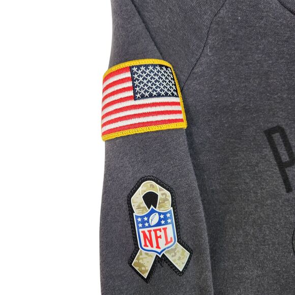 Green‎ Bay Packers Hoodie Womens XS NFL Football Salute to Service Nike Pullover - Picture 6 of 12